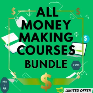 Money Making Courses Bundle  Online Business, Marketing, E-commerce  PLR & MRR Resell Rights