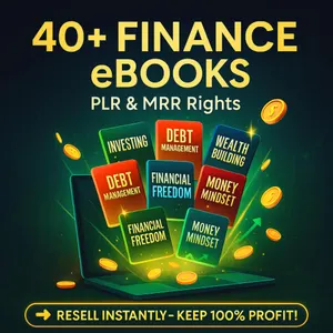 40+ Finance eBooks Bundle  Money Management,